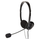 Gembird Cuffia stereo con microfono flessibile, colore nero