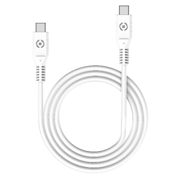 Celly Cavo Type-C / Type-C 60w 1m, bianco 