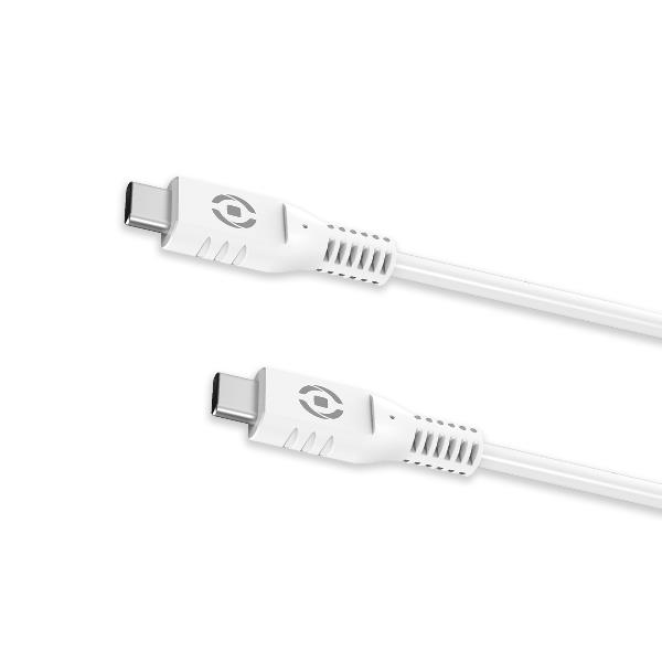 Celly Cavo Type-C / Type-C 60w 1m, bianco 