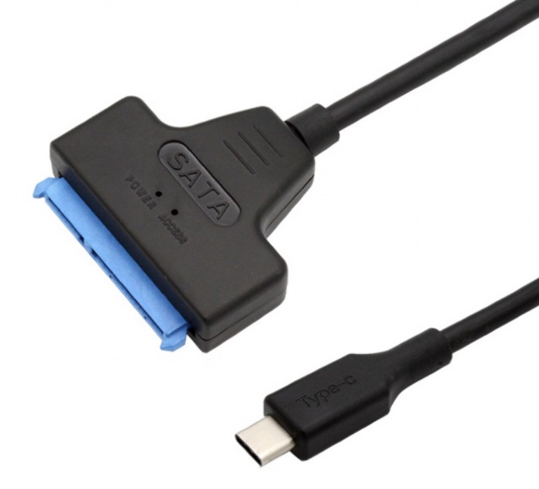 Adattatore per HDD, SSD SATA 2,5" a Type-C 