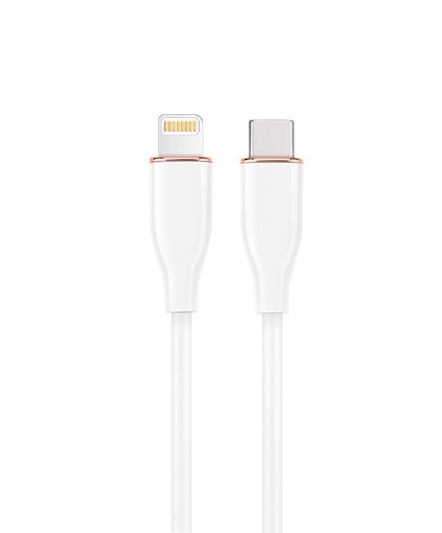 Cablexpert Cavo di ricarica e dati USB Type-C a 8 pin Lighting, 1,5 m, bianco