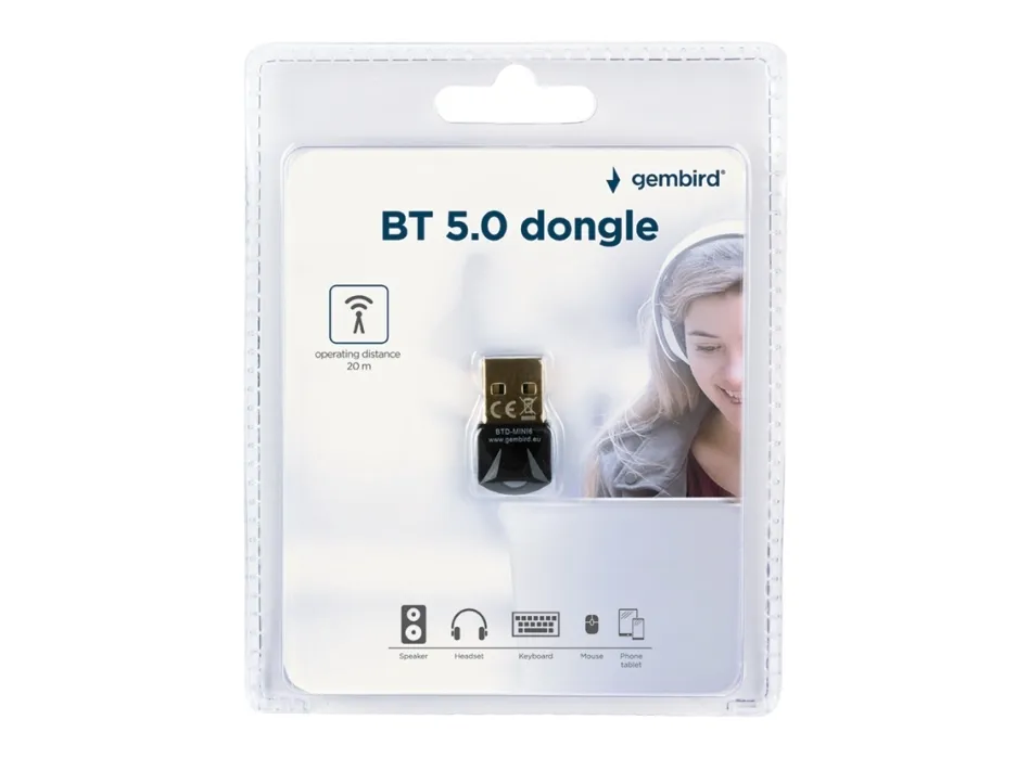 Gembird chiavetta Bluetooth v 5.0 usb