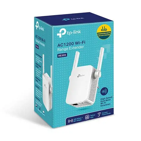 TP-Link Extender wireless RE305 Wifi AC1200 mesh bianco