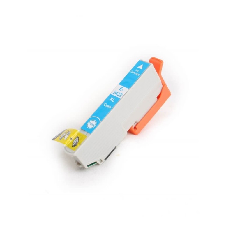 Cartuccia compatibile Epson T 2432 Ciano