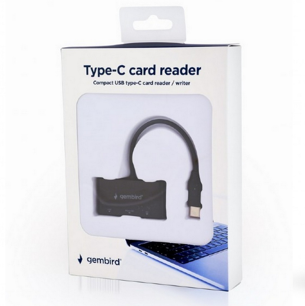 Gembird Lettore di schede ed USB , Type-c
