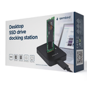 Docking Station SSD Gembird DD-U3M2 Desktop USB Type-C M.2 SATA & NVME nero