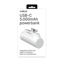 Celly Powerbank Compact 5.000mAh, Bianco