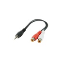 Cablexpert adattatore da audio 3.5 mm a 2xRCA stereo