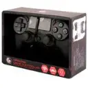 Gembird controller di gioco con vibrazione per PS4 o pc wireless , Nero