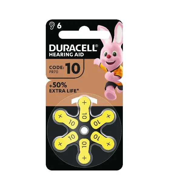 Duracell Acustica EasyTAB 10 Bl6 