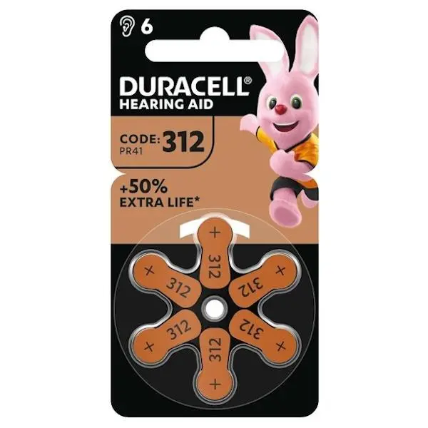 Duracell Acustica EasyTAB 312 Bl6
