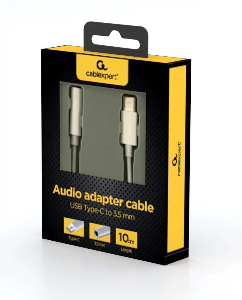 Cablexpert adatattore jeck stero 3.5MM con uscita type-c