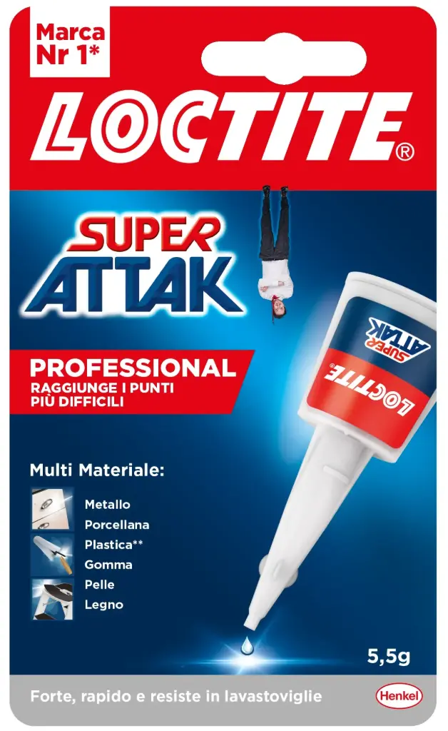Colla Loctite Super Attak Professional 5.5gr