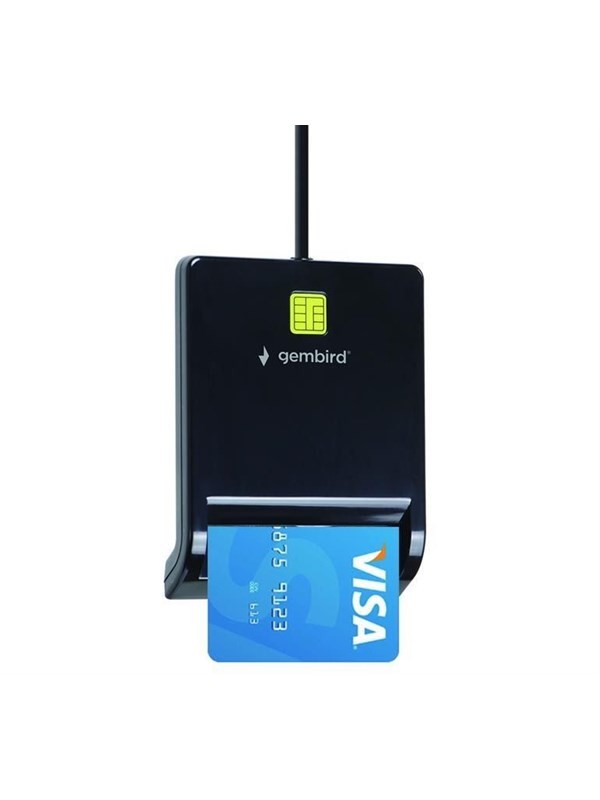 Gembird Lettore di smart card USB, nero