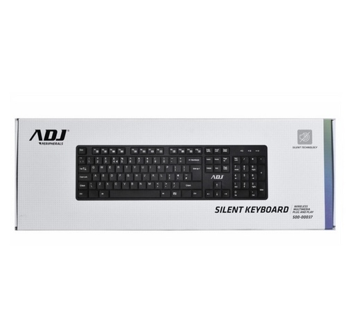 [500-00037] ADJ Tastiera Wireless Silent Key, nero