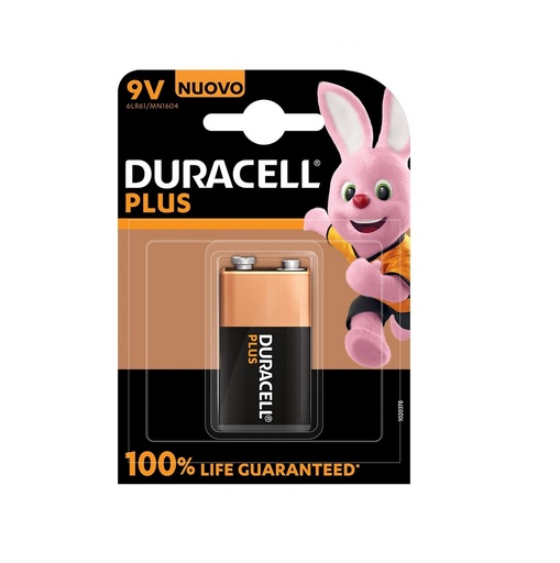 [MN1604] Duracell 100% 9V pluspower boost bl1