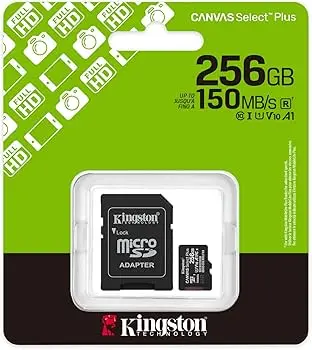 [SDCS3/256GB] Kingston Micro SD con Adat. 256GB C10