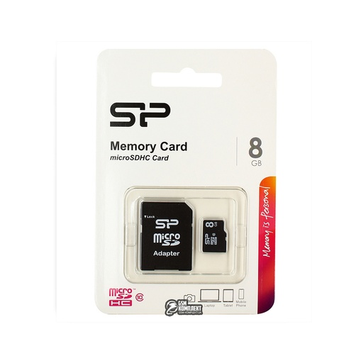 [SP008GBSTHBU1V10SP] Silicon Power micro sd 8gb c10