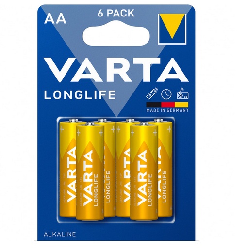 [MN1500-6PZ] stilo batteria varta longlife AA Bl6