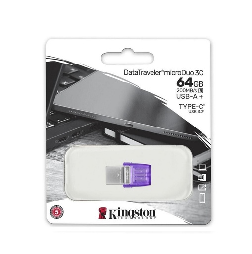 [DTDUO3CG3/64GB] Kingston DTDUO3C usb/type-c 64gb USB   3.2