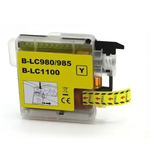 [LC980-1100Y] Cartuccia compatibile Brother LC980 LC1100 Gialla