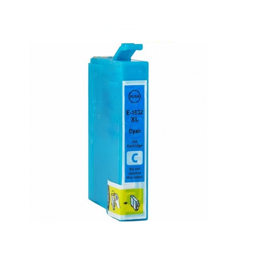 [T1632/C] Cartuccia compatibile Epson T 1632 Ciano
