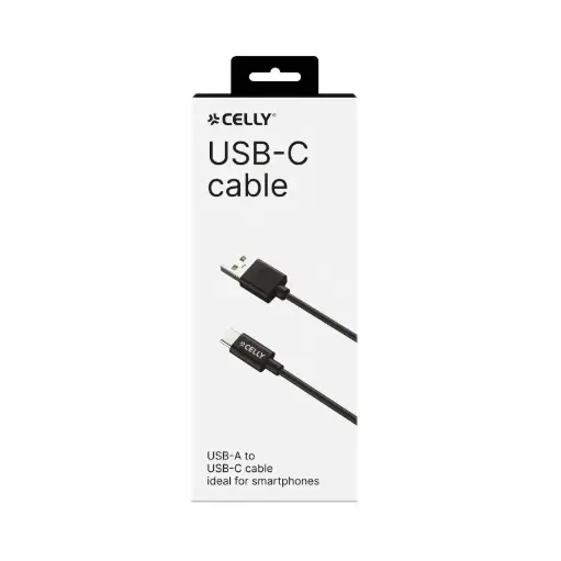 [USB-C] Celly Cavo Usb / Usb type- C 15W, nero 