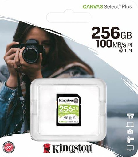 [SDS2/256GB] Kingston SD 256GB C10 100MB/S