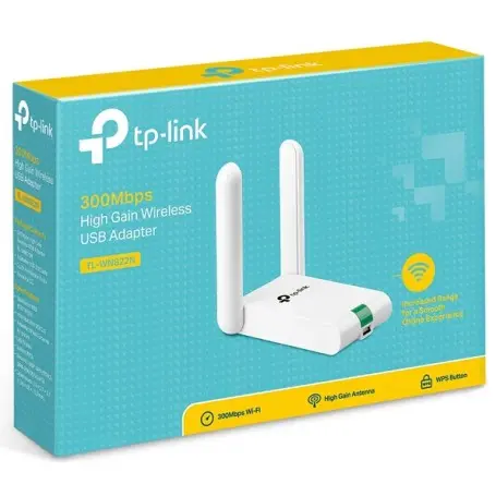 [TL-WN822N] TP-Link adattatore USB wireless 300 Mbp ad alto guadagno