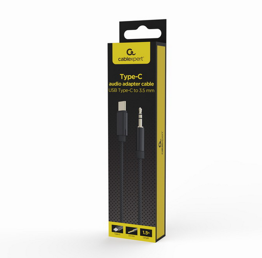 [CCA-CM3.5M-1.5] Cablexpert USB Type-c a stereo 3.5mm Aux, 1,5m