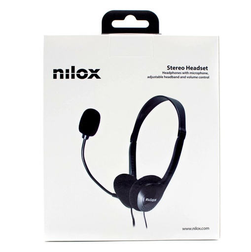 [NXAU0000002] Nilox Cuffia USB con filo e Luce