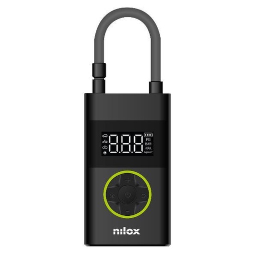 [NXAIRPUMP] NILOX URBAN - Mini Compressore Portatile Multifunzione 
