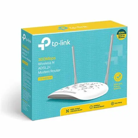 [TD-W8961N] Tp-Link Modem Router , ADSL2+ 300Mbps Wireless N 802.11b/g/n Annex A, 4 FE LAN, 2 antenne fisse