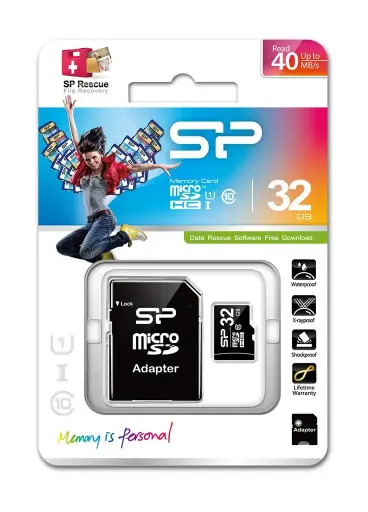 [SP032GBSTHBU1V10SP] Silicon Power micro sd 32gb c10