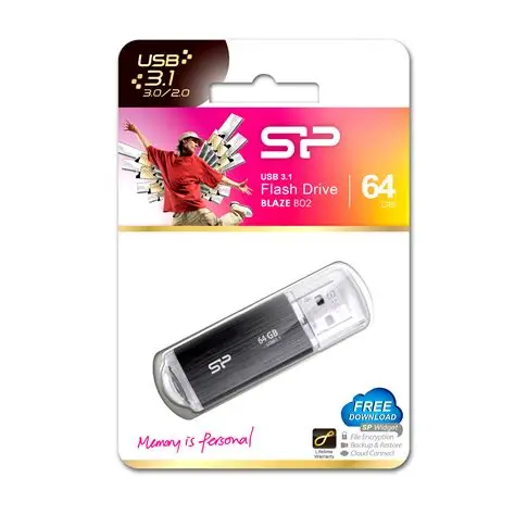 [SP064GBUF3B02V1K] Silicon power usb 64gb B02 3.2
