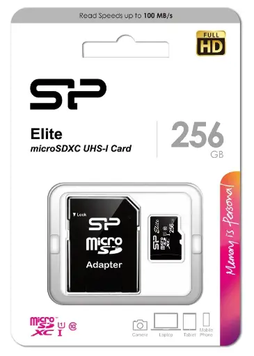 [SP256GBSTXBU1V10SP] Silicon Power micro sd 256gb c10