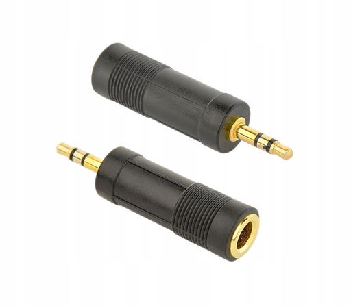[A-6.35F-3.5M] Cableexpert adattatore audio 6.36 mm femmina a 3.5 mm maschio