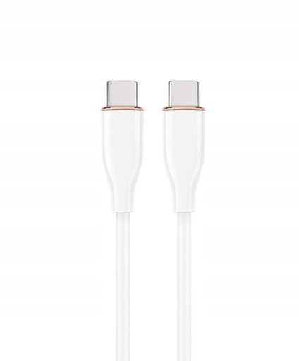 [CC-USB2S-CMCM-1.5M-W] Cablexpert cavo dati e ricarica power delivery type-c/type-c  1,5m Bianco