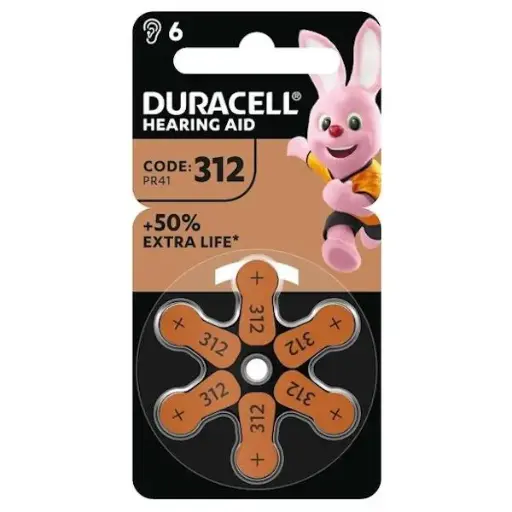 [DU79R1] Duracell Acustica EasyTAB 312 Bl6