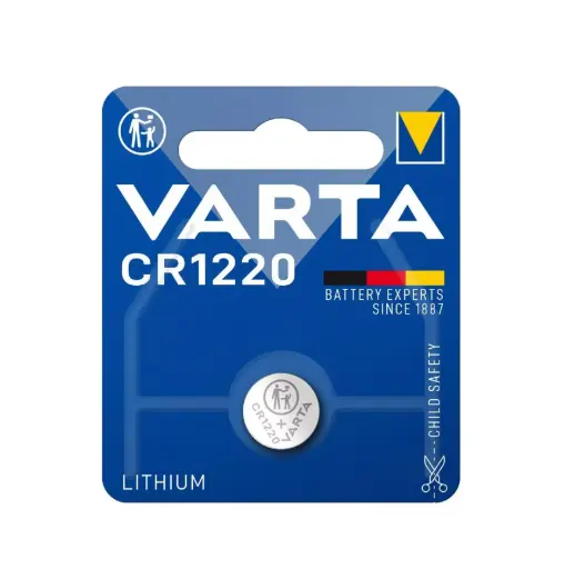 [06220101401] VARTA LITHIUM Coin CR1220 Bl1 pz