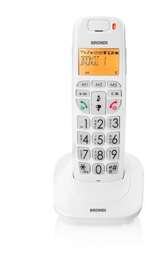 [102760031] Brondi Cordless Bravo Bright, Bianco