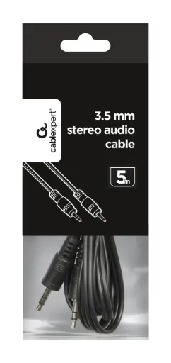 [CCA-404-5M] Cablexpert Cavo audio stereo da 3,5 mm, 5 m